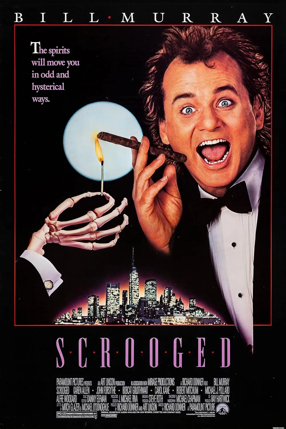 Poster for Scrooged